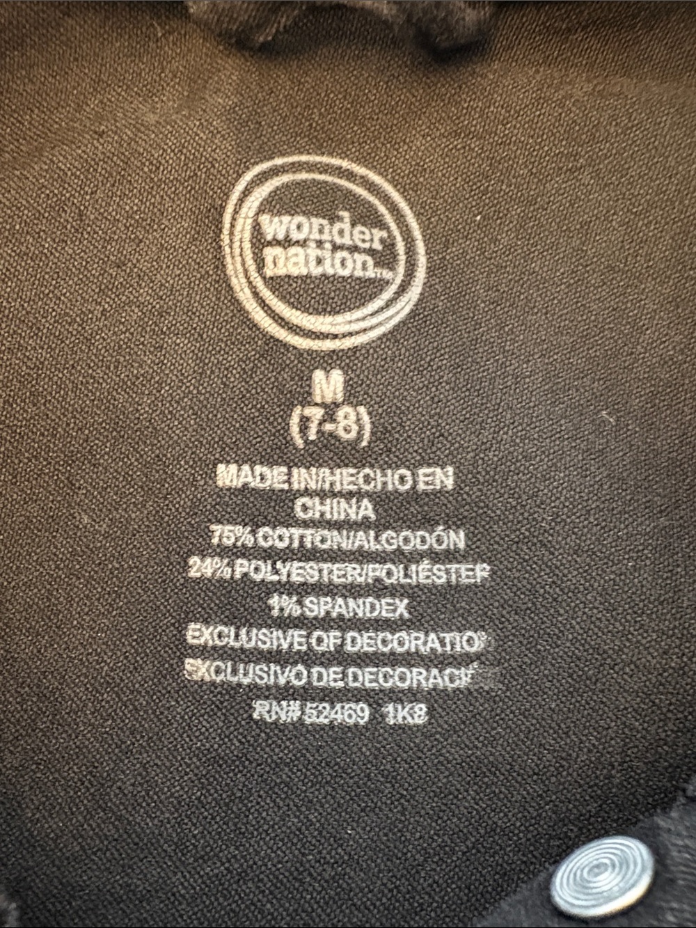 Girls black Jean jacket - Picture 3 of 6